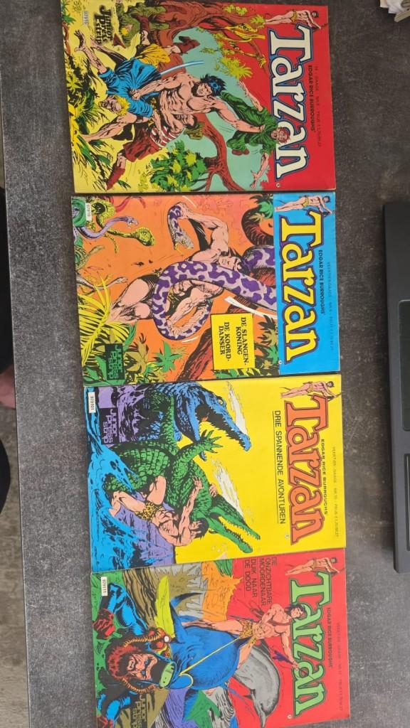 Tarzan strip 8x, Meerdere comics, Ophalen of Verzenden, Gelezen, Europa