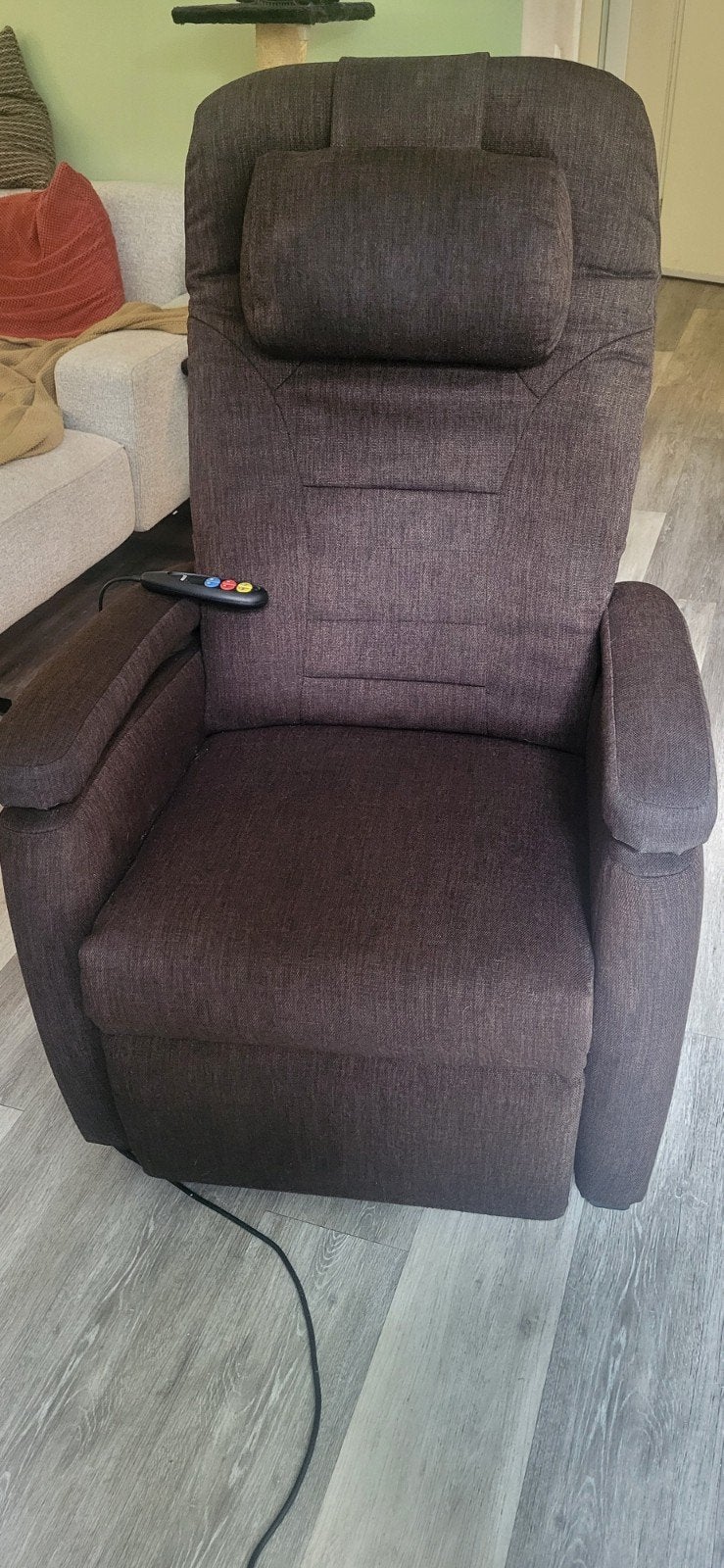 Fitform sta op stoel., Ophalen, Gebruikt, Bruin, Modern, Comfort