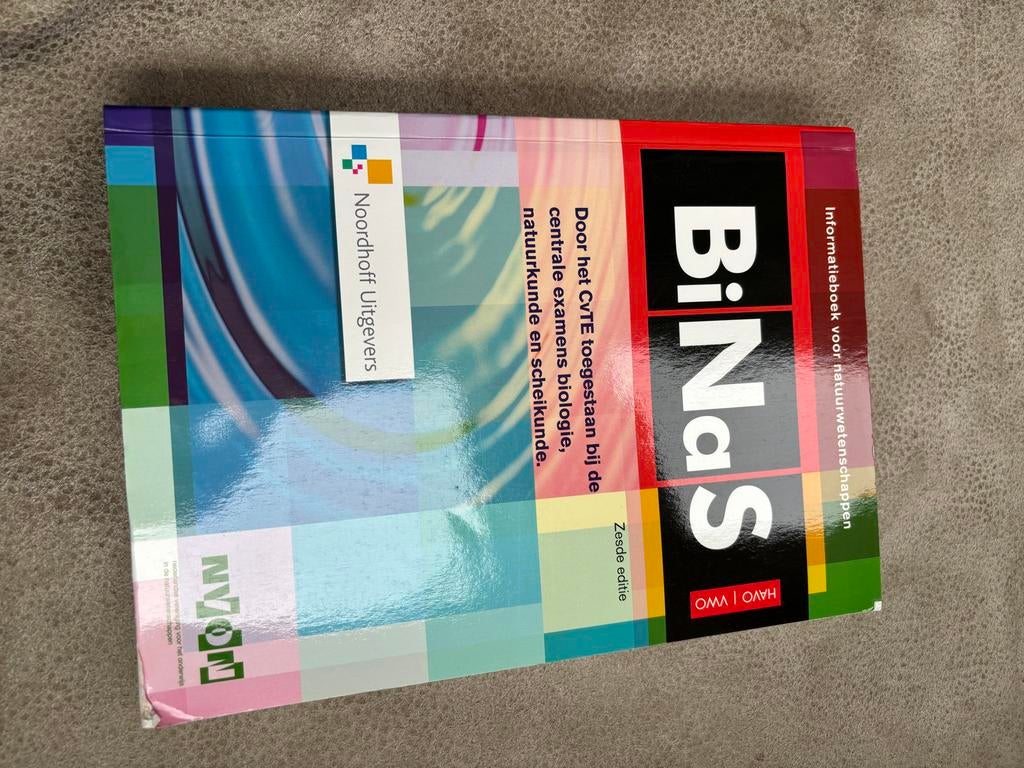 BiNaS HAVO/VWO Zesde Editie - Informatieboek, Boeken, Ophalen of Verzenden, Zo goed als nieuw
