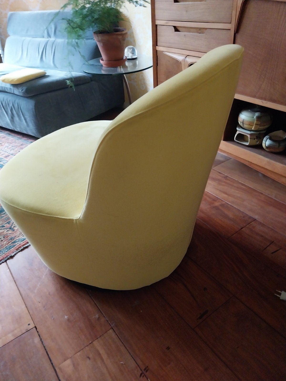 Stockholm Ikea draaifauteuil, Huis en Inrichting, Fauteuils, Ophalen, Vintage, scandinavisch, ikea, retro, Gebruikt, 75 tot 100 cm