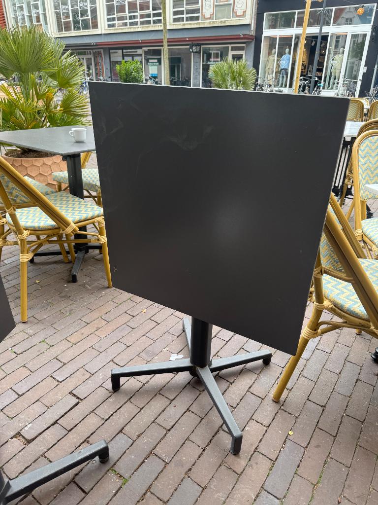 Terras tafel, Ophalen, Gebruikt, Vierkant, Kunststof