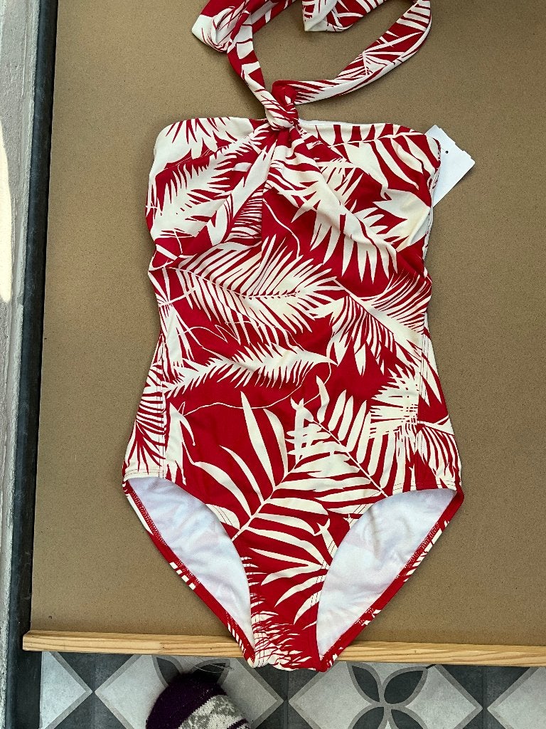 beachwave corrigerende badpak all over print rood 46, Kleding | Dames, Badmode en Zwemkleding, Beachwave corrigerende badpak all over print rood 46