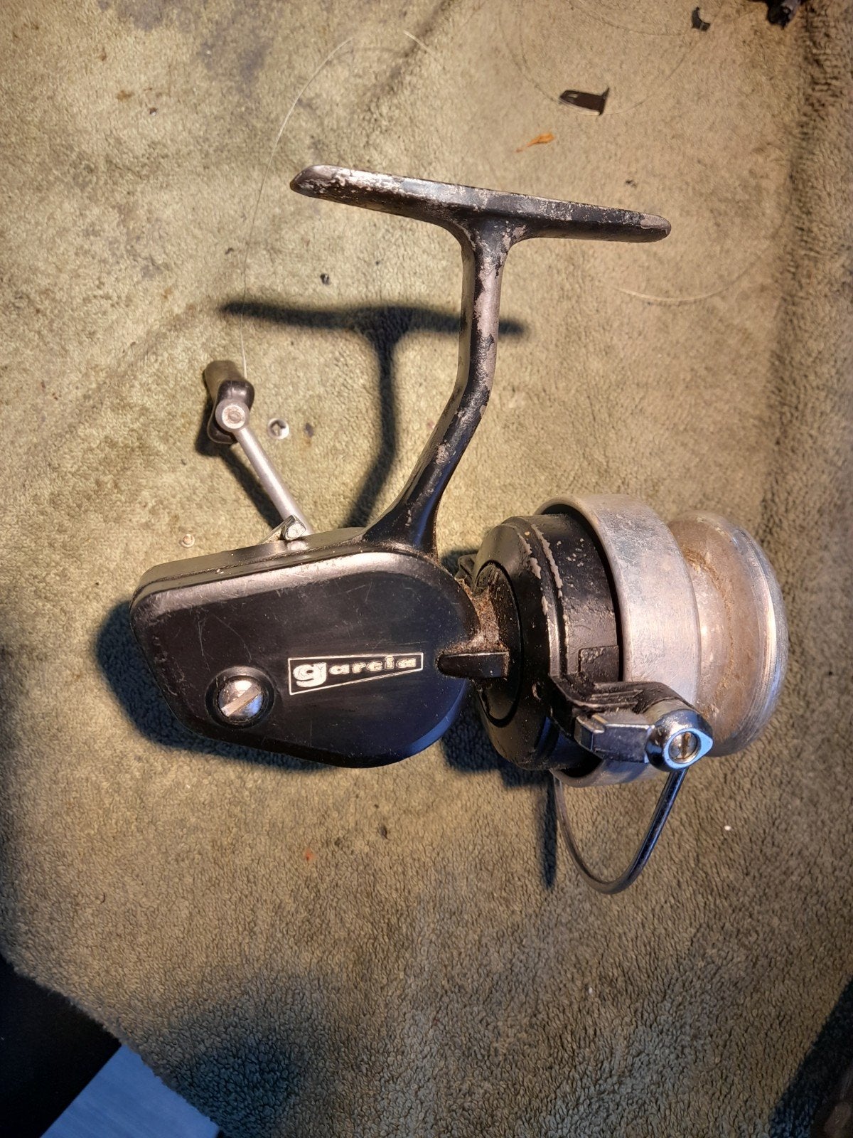 Vintage Garcia Mitchell 216 Vismolen, Watersport en Boten, Ophalen of Verzenden, Gebruikt, Molen