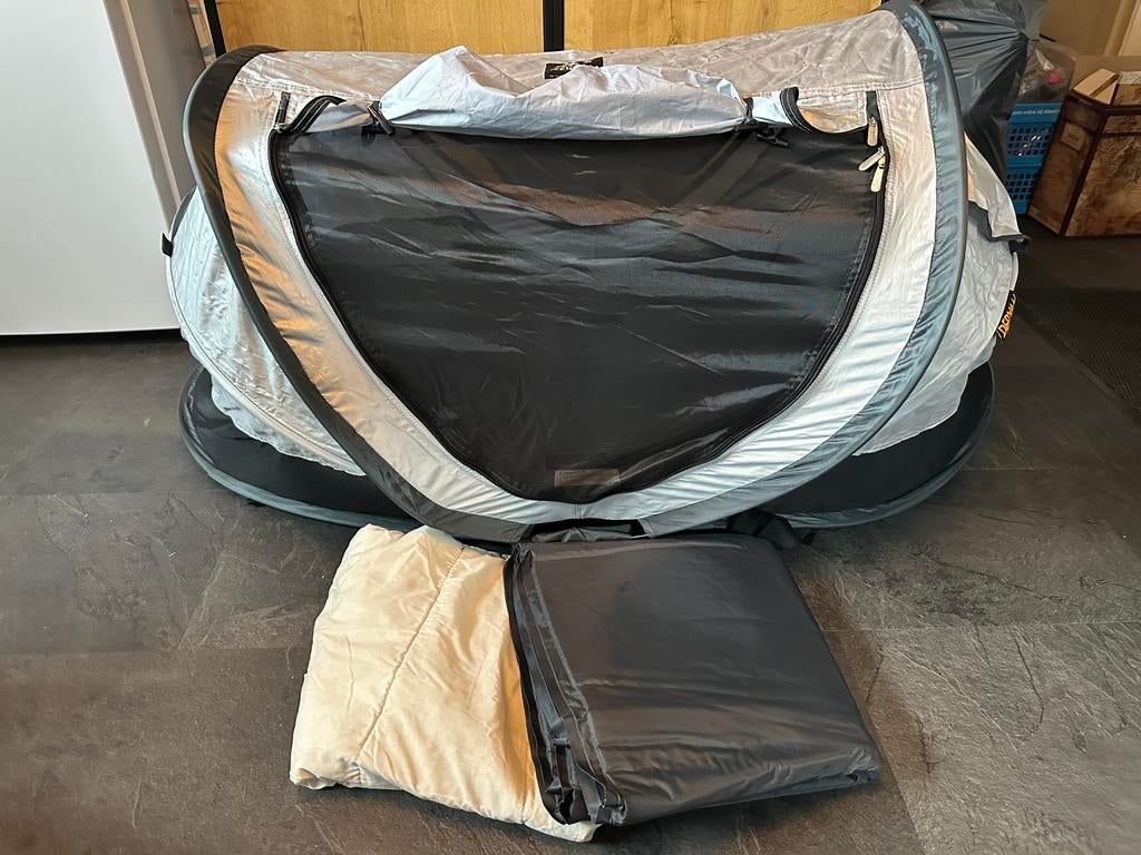 DERYAN popup tent groot + klein formaat te koop., Caravans en Kamperen, Ophalen, Zo goed als nieuw, Tot en met 2