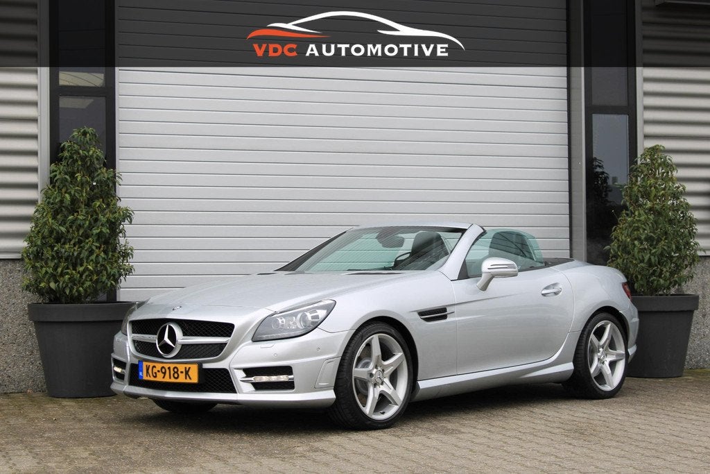 Mercedes-Benz SLK-Klasse 200 AMG Pano | Airscarf | Stoelverw, Auto's, Mercedes-Benz, Automaat, Euro 5, 4 cilinders, Cabriolet