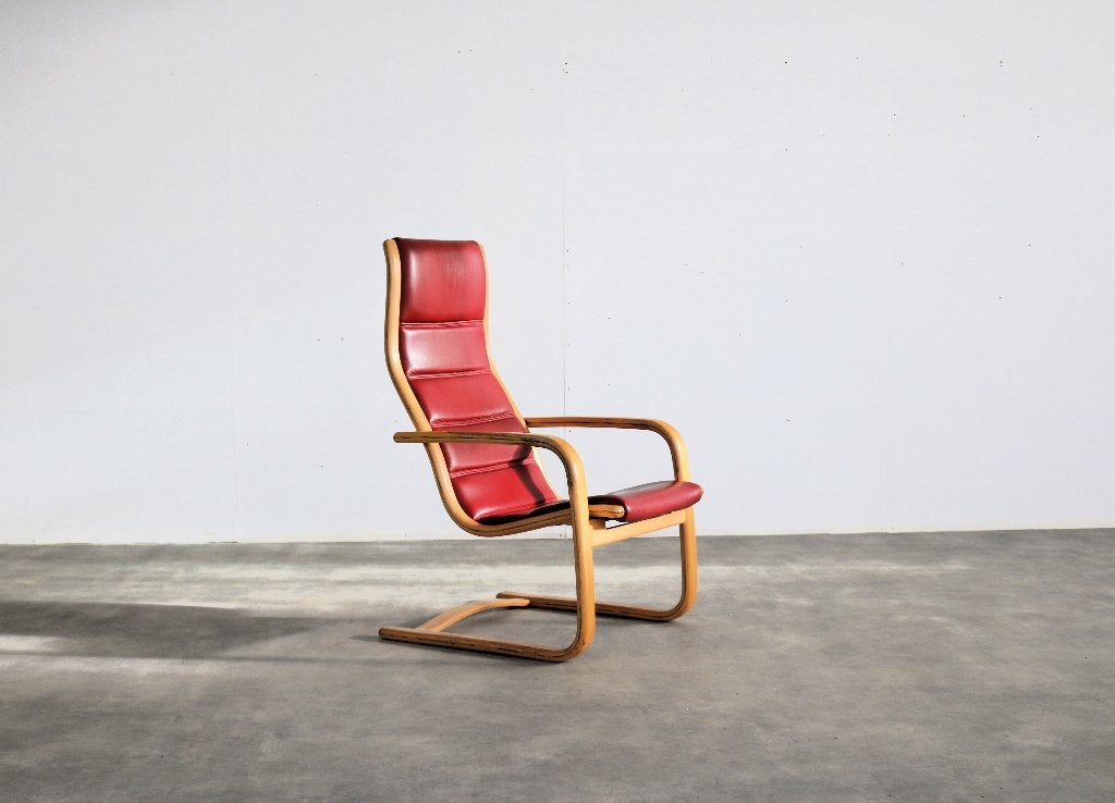 Vintage fauteuil | armchair | ekstrom | swedese, Huis en Inrichting, Fauteuils, Gebruikt, ., 75 tot 100 cm, Ophalen of Verzenden