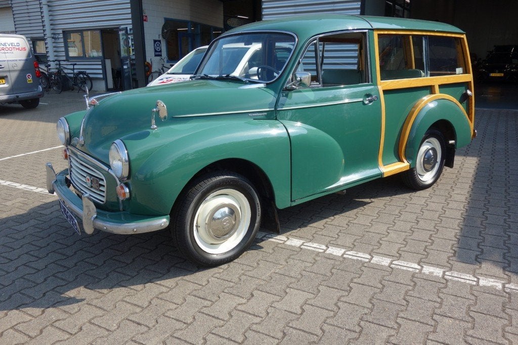 Morris MINOR 1000 Traveller, Keurige auto, Gebruikt, Handgeschakeld, Geïmporteerd, Groen