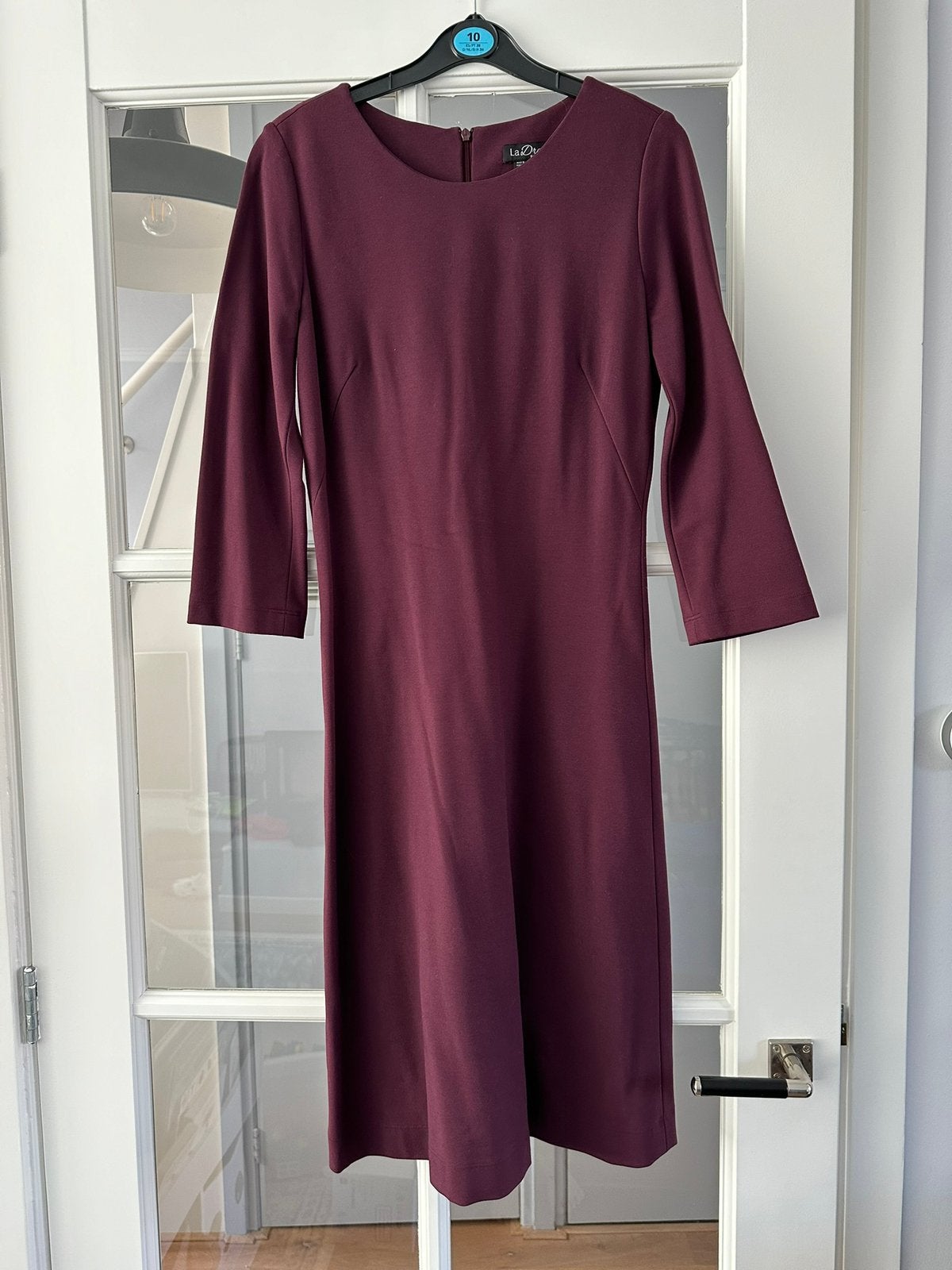 Nieuwe bordeaux rode jurk LaDress maat XXS / XS, Kleding | Dames, Nieuw, Ophalen of Verzenden, Maat 34 (XS) of kleiner, Rood