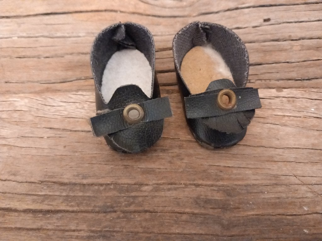 kleine vintage poppenschoentjes., Ophalen of Verzenden