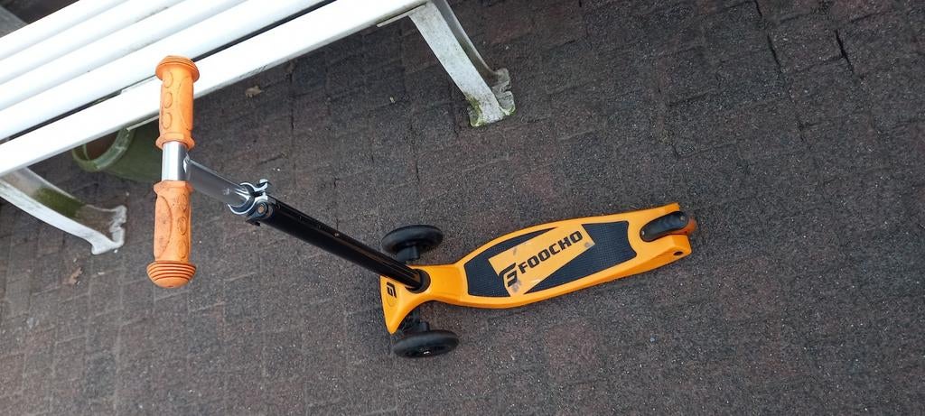 Foocho step met lichtgevende wielen stuntstep, Ophalen of Verzenden, Gebruikt, Gewone step, Foocho