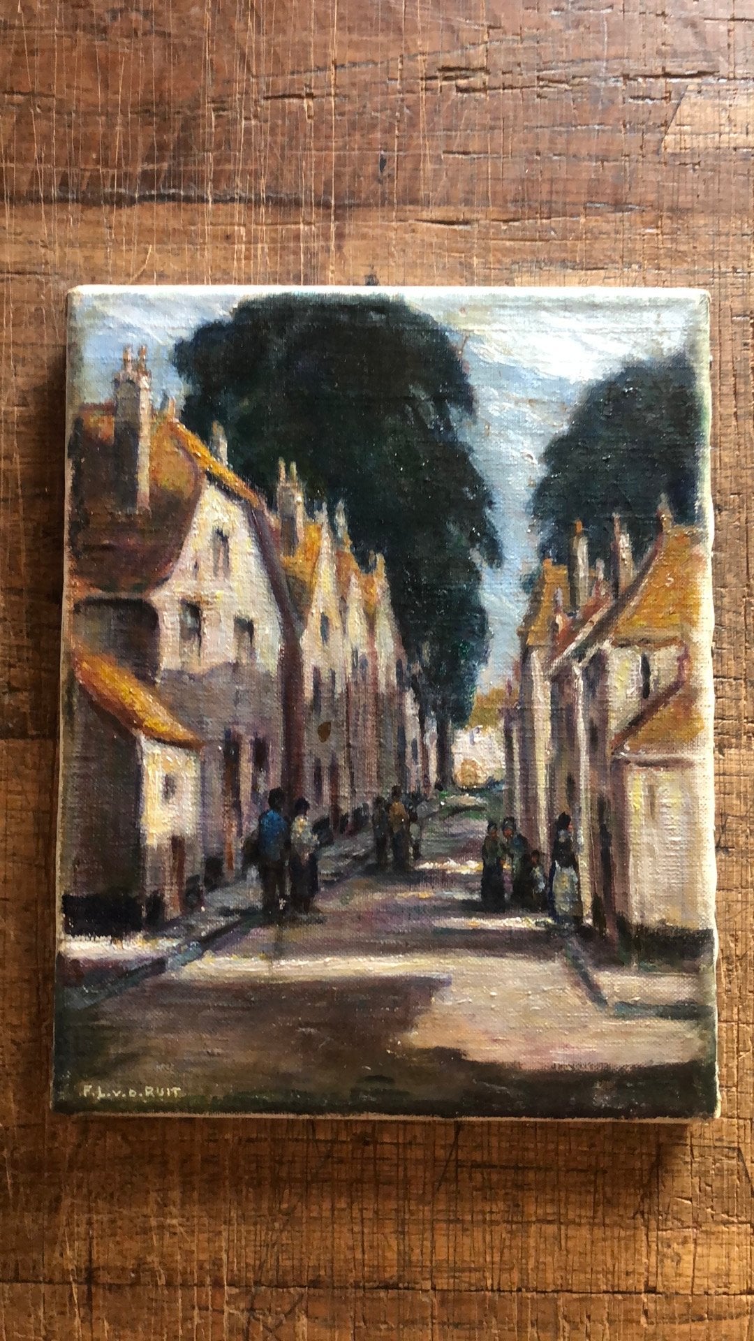 Oud schilderij, Antiek en Kunst, Kunst | Schilderijen | Klassiek, Ophalen of Verzenden