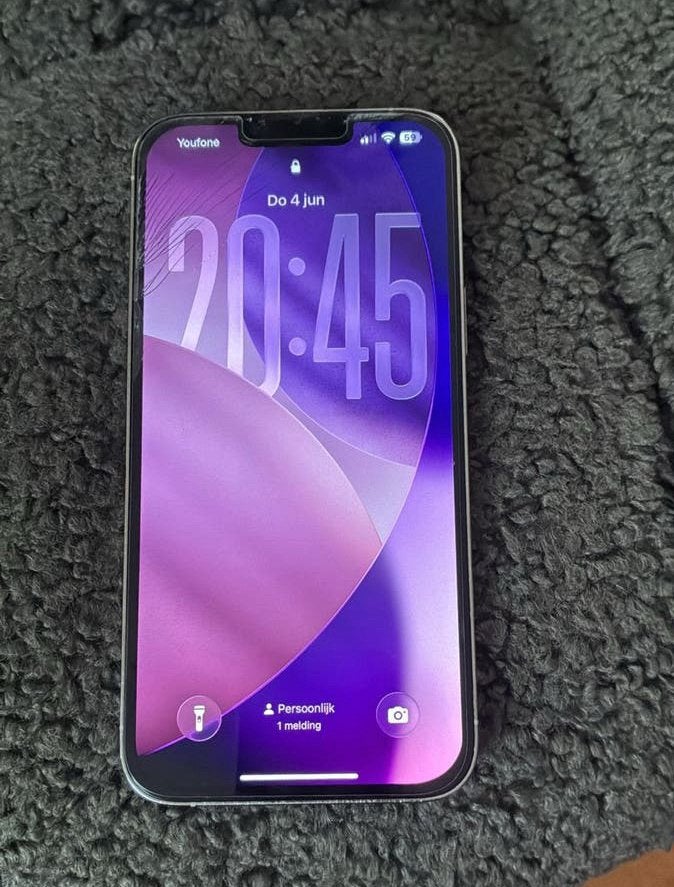 iPhone 13 Pro Max 256GB - scherm kapot, Telecommunicatie, Mobiele telefoons | Apple iPhone, 80 %, Gebruikt, Wit, IPhone 13 Pro Max
