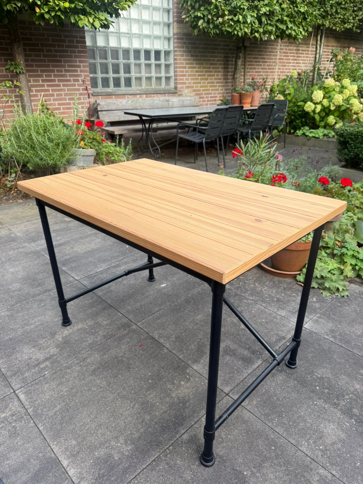 IKEA KULLABERG Bureau, grenen, 110x70 cm, Ophalen, Zo goed als nieuw