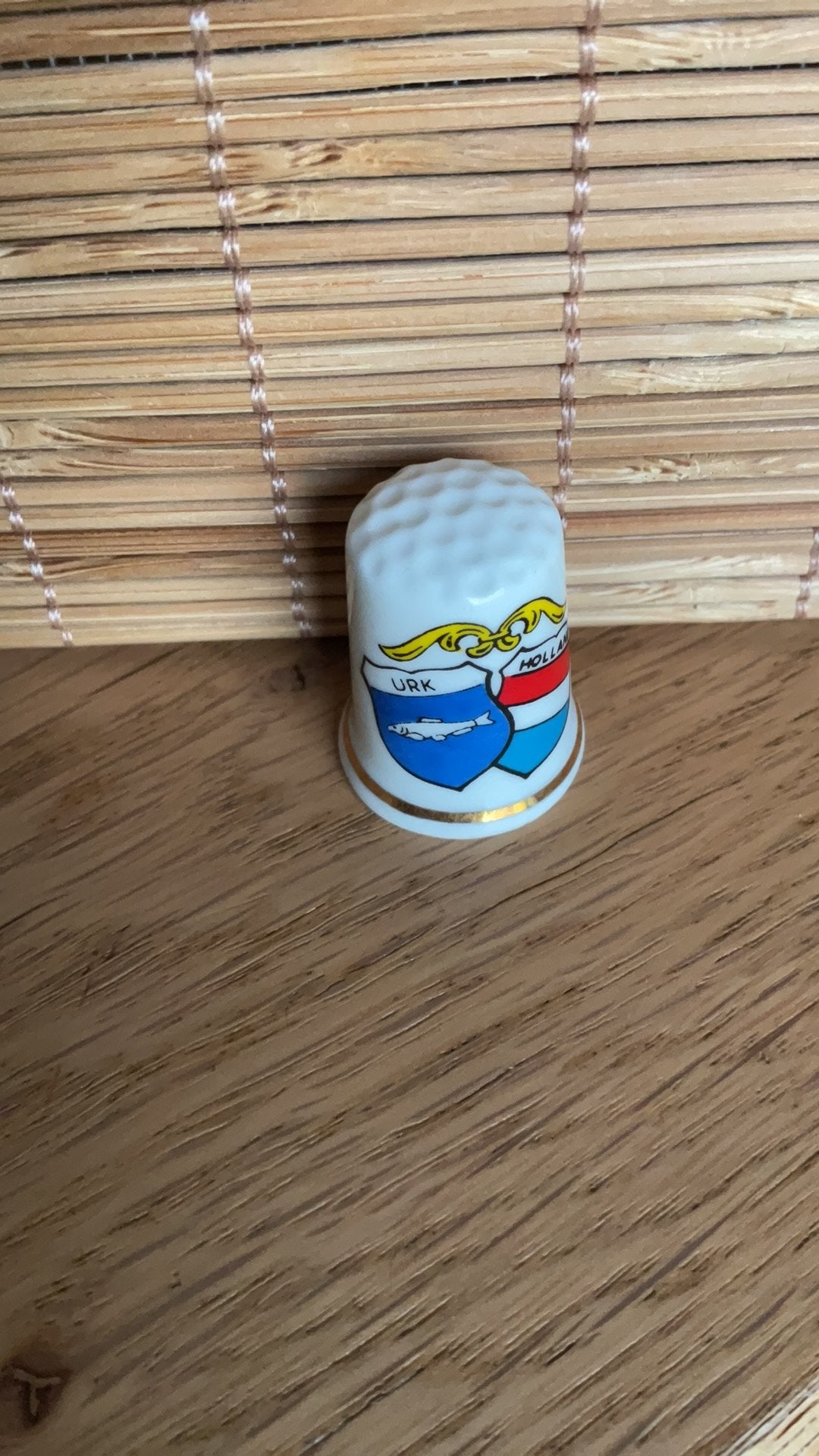 Urk vingerhoed vingerhoedje vingerhoedjes vingerhoeden, Verzenden, Nieuw, Porselein, Nederland