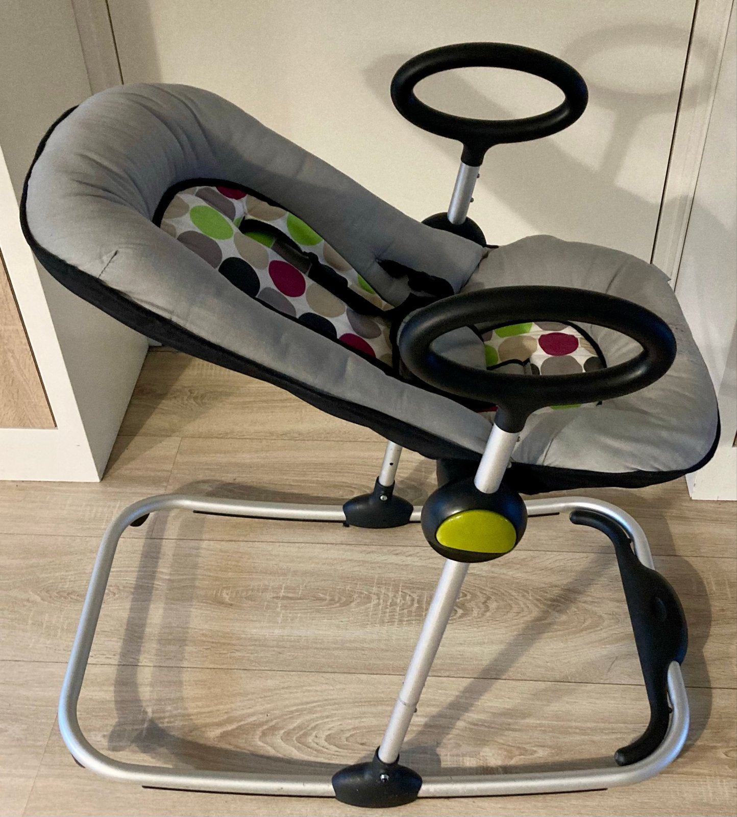 Beaba Up & Down Bouncer/Wipstoel - Verstelbaar en Comfortabe, Ophalen, Gebruikt, Overige typen, Gordel(s)