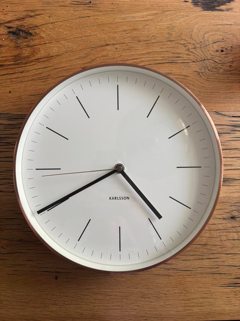 Karlsson klok, Ophalen, Zo goed als nieuw, Analoog, Wandklok