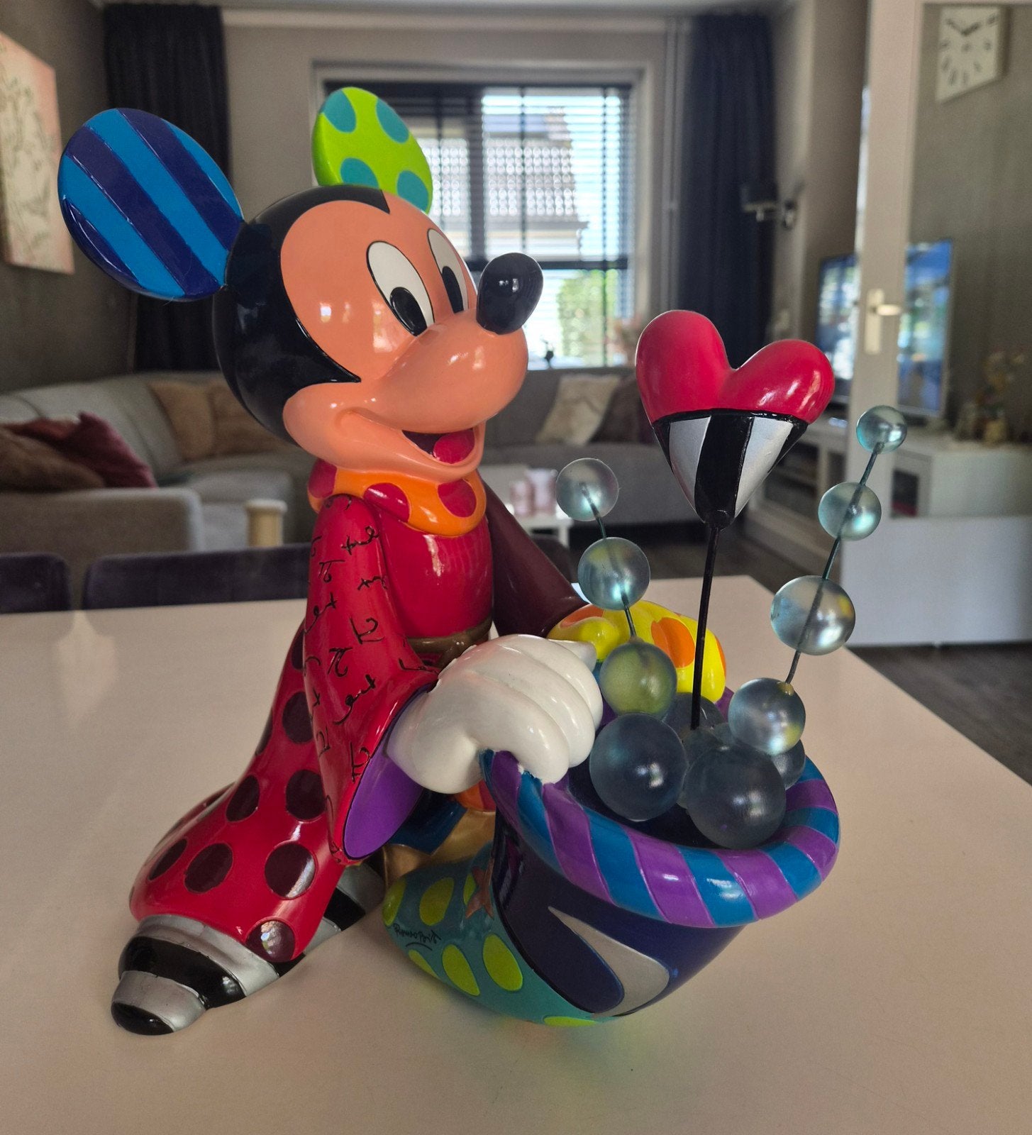 Disney Britto Mickey Mouse Sorcerer Big Figure, Ophalen, Mickey Mouse, Beeldje of Figuurtje
