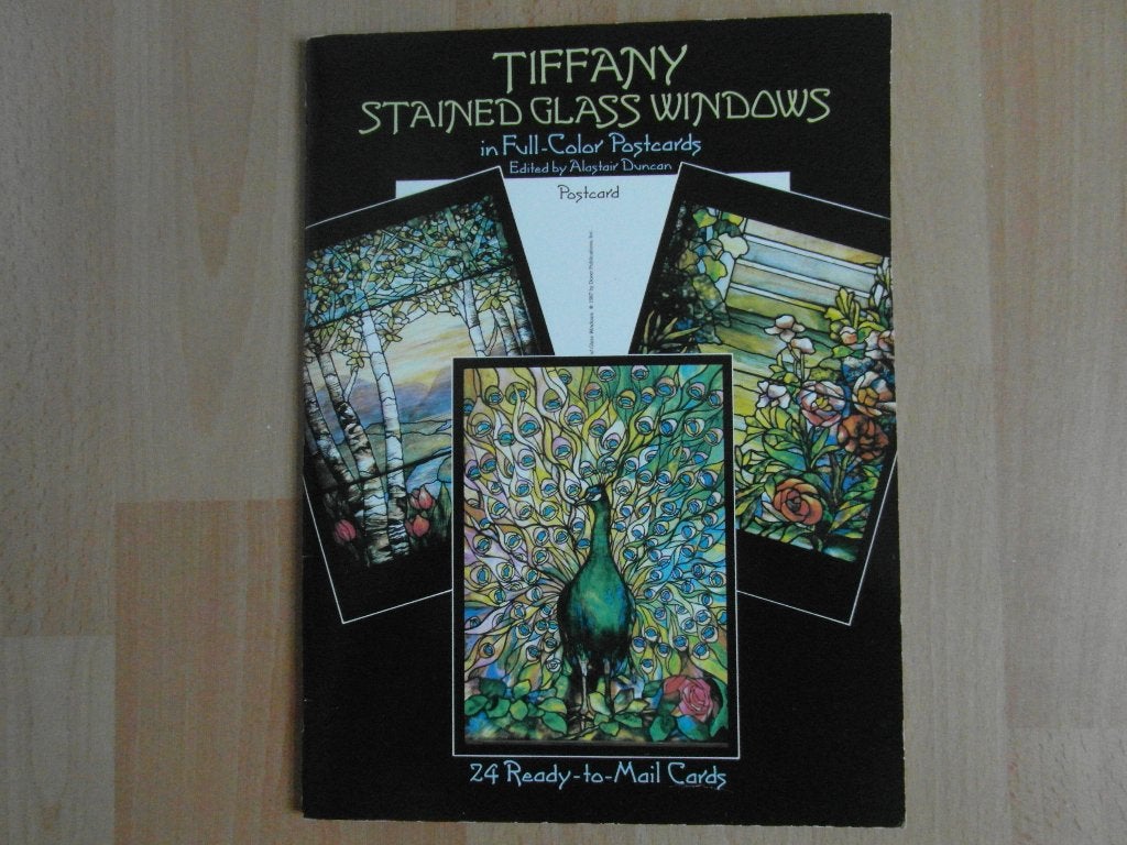 Tiffany stained glass windows, mooi boek met full color post, Ophalen of Verzenden, Nieuw, Architecten