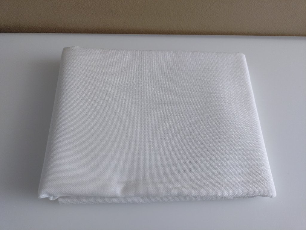 te koop nieuw wit Zweigart borduurstof schooldoek 140 x 100, Ophalen of Verzenden, Nieuw, Handborduren, Overige typen