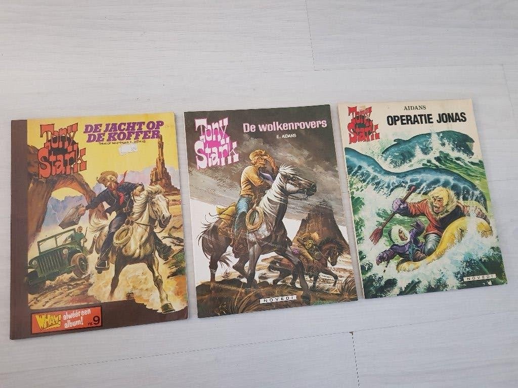 3 strips Tony Stark, Meerdere stripboeken, Ophalen of Verzenden, Gelezen, Edouard Aidans