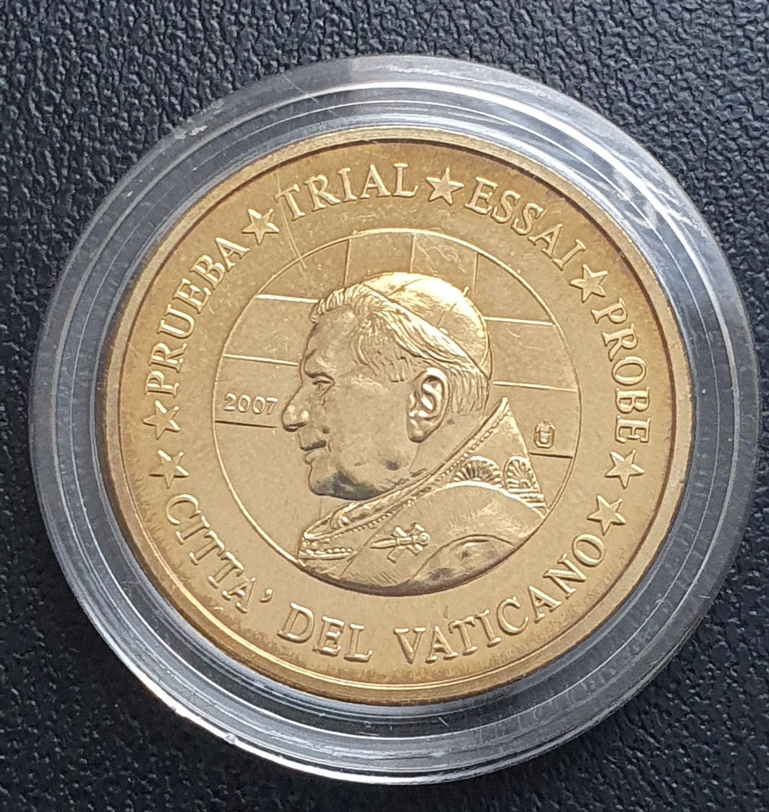 10 eurocent Essai 2007 Vaticaanstad., Ophalen of Verzenden, Overige landen, Losse munt