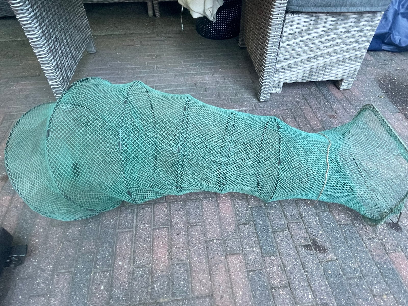 Groen leefnet voor het vissen, Ophalen of Verzenden, Gebruikt, Net of Fuik