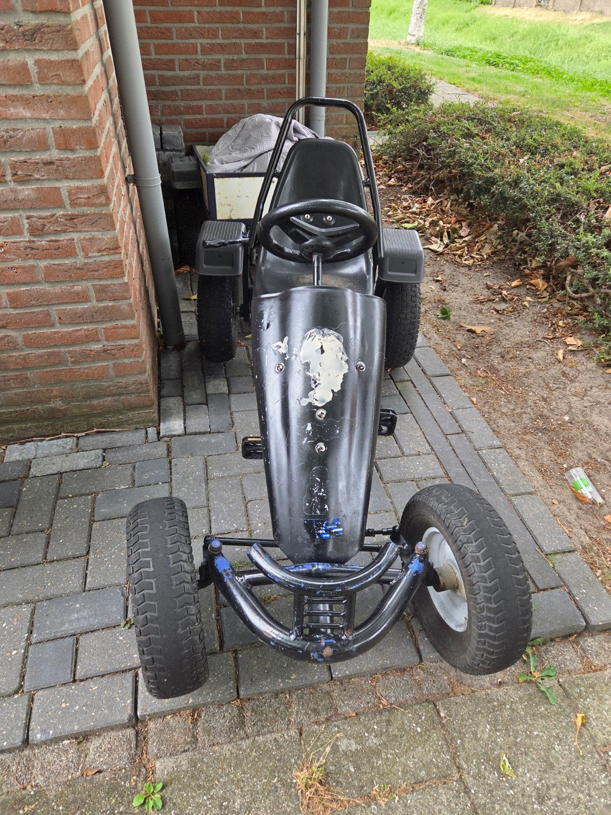 Mammoet skelter met aanhanger - trapas vervangen, Kinderen en Baby's, Speelgoed | Buiten | Skelters, Ophalen of Verzenden