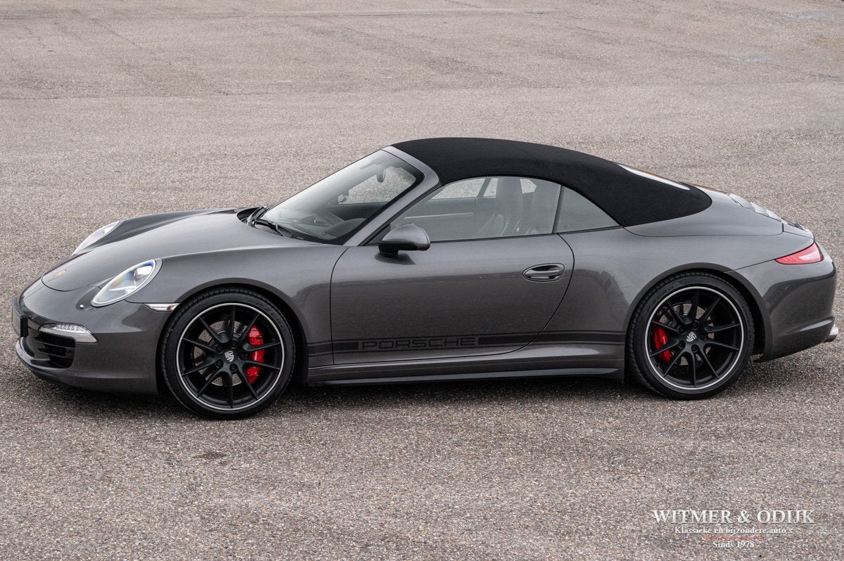 Porsche 911 Cabrio 3.8 Carrera 4S 73.000km (bj 2014), Auto's, Automaat, Gebruikt, Zwart, 4 stoelen