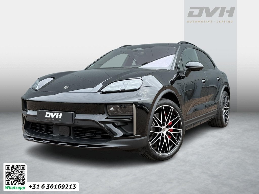 Porsche Macan Turbo 100 kWh PANO | TREKHAAK | 360, Auto's, Porsche, Automaat, Gebruikt, 591 km, Zwart