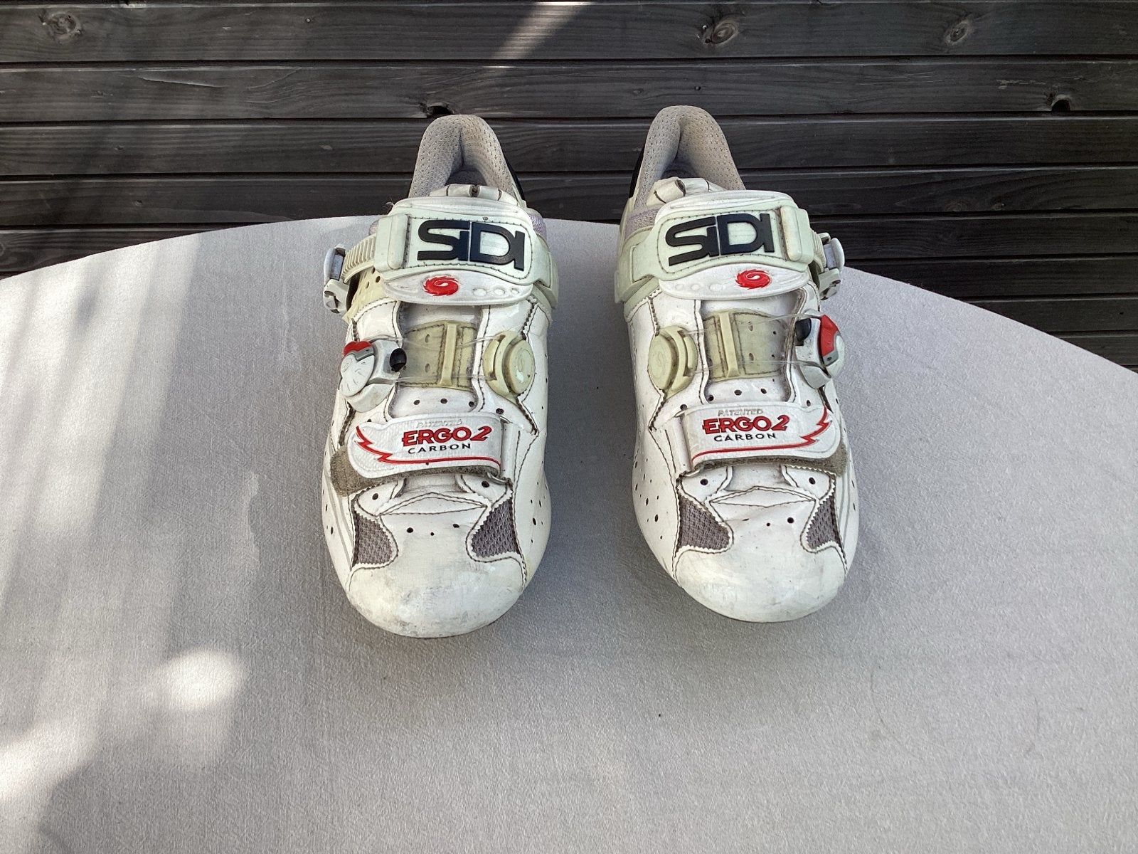 Sidi Ergo 2 Carbon racefiets schoenen - Maat 42, Fietsen en Brommers, Gebruikt, Heren, Schoenen, Overige maten