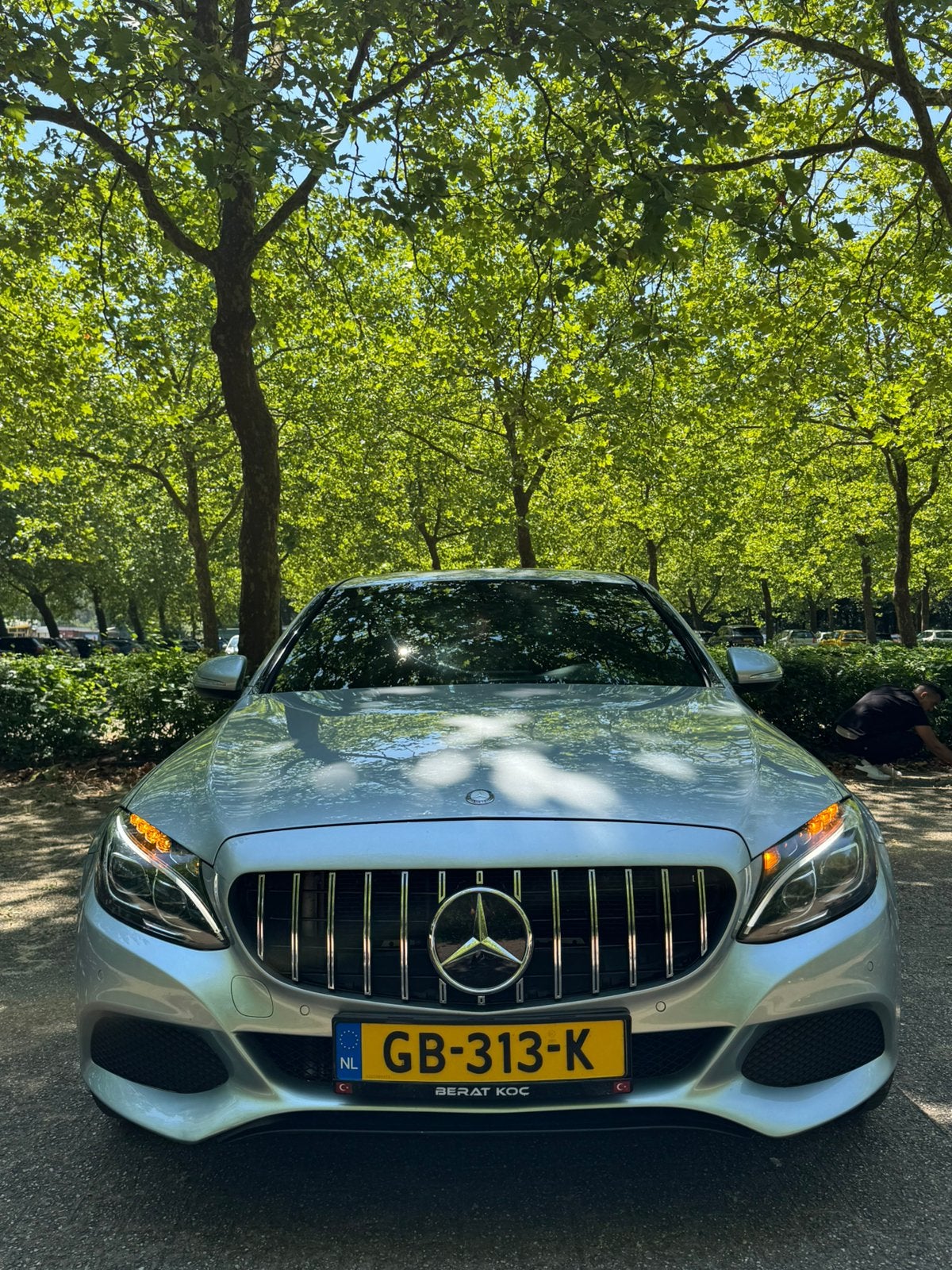 Mercedes-Benz C-Klasse C180 1.6 115KW Aut7 2015 Grijs, Auto's, Automaat, 1800 kg, 19 km/l, Particulier