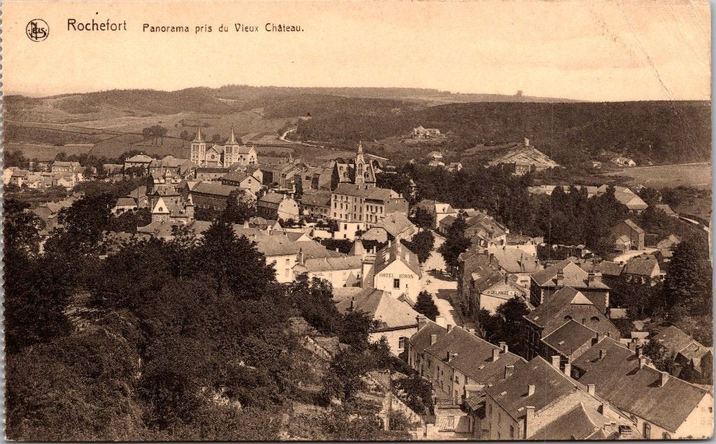 Rochefort België - 12 antieke postkaarten, Verzamelen, Ophalen of Verzenden, 1920 tot 1940, Gelopen, Namen