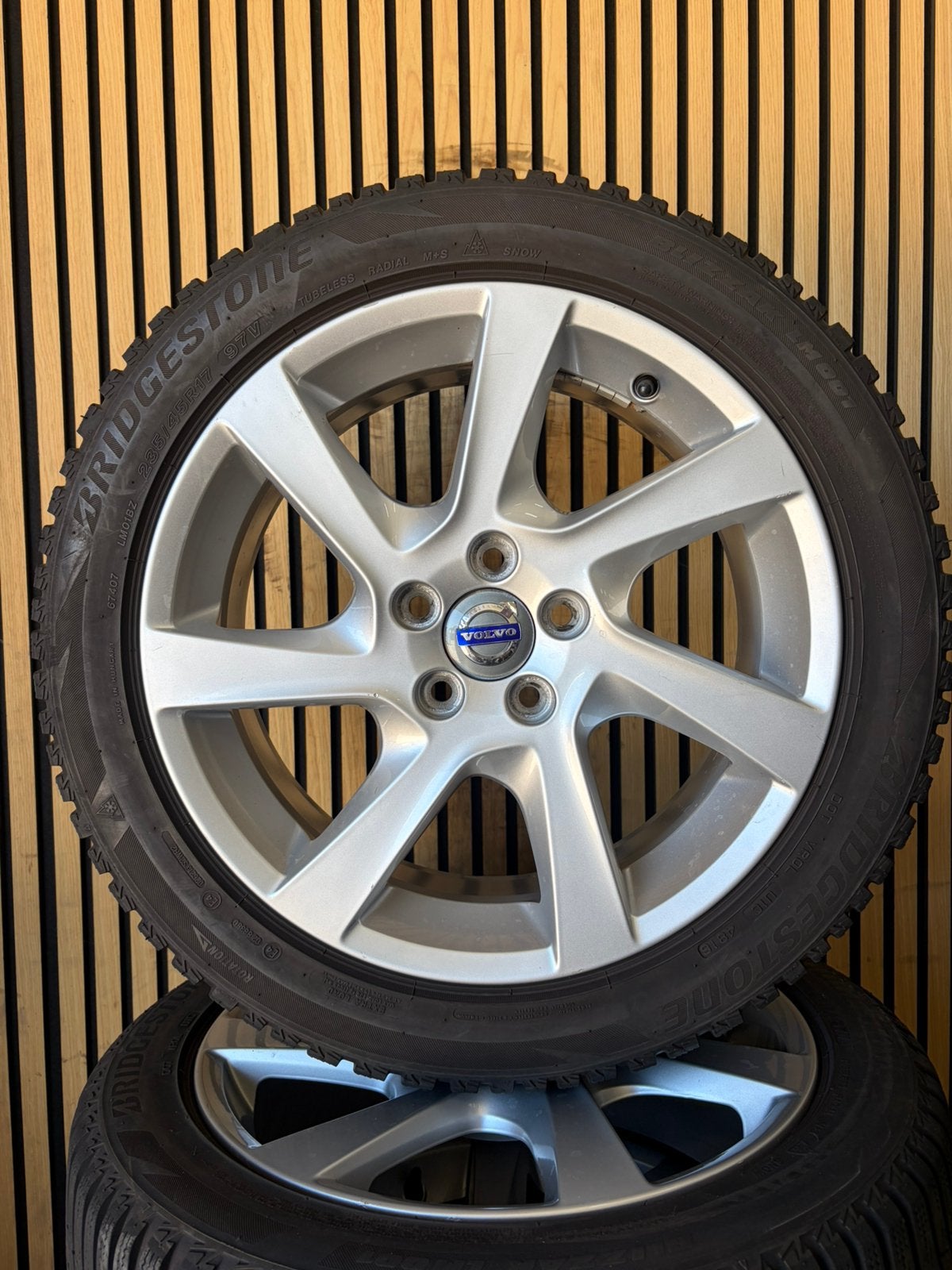 17” Volvo V60 V70 5X108 Velgen Winterbanden, Gebruikt, ., Banden en Velgen, 17 inch