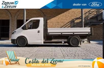 Ford Transit City 330 Chassis Cabine Trend L2 56 kWh 150 pk, Auto's, Voorwielaandrijving, 12 maanden, Stof, Wit