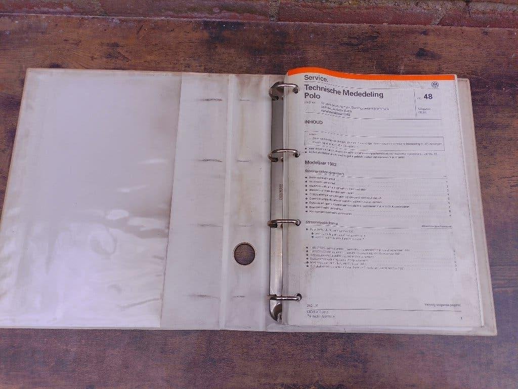 Vw Polo + Coupé G40  dealer werkplaatsboek Stroomschema's, Verzenden, Gelezen, Volkswagen