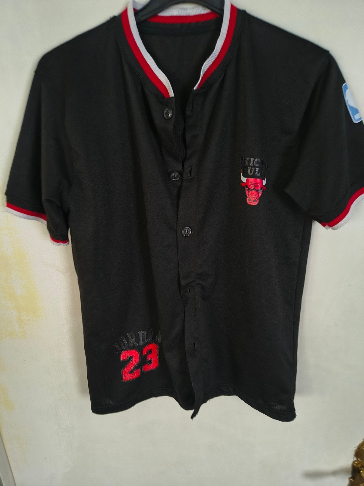Chicago Bulls NBA T-shirt - Jordan 23, Maat 48/50 (M), Zwart, Gedragen, NBA