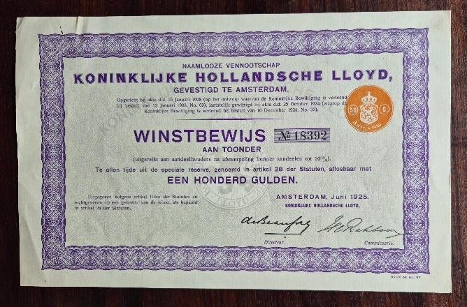 Koninklijke Hollandsche Lloyd 1925, Ophalen, Gebruikt, Motorboot, Overige typen