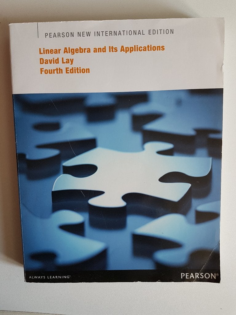 Linear Algebra and its Applications, Lay, Fourth edition, Ophalen of Verzenden, Beta, WO