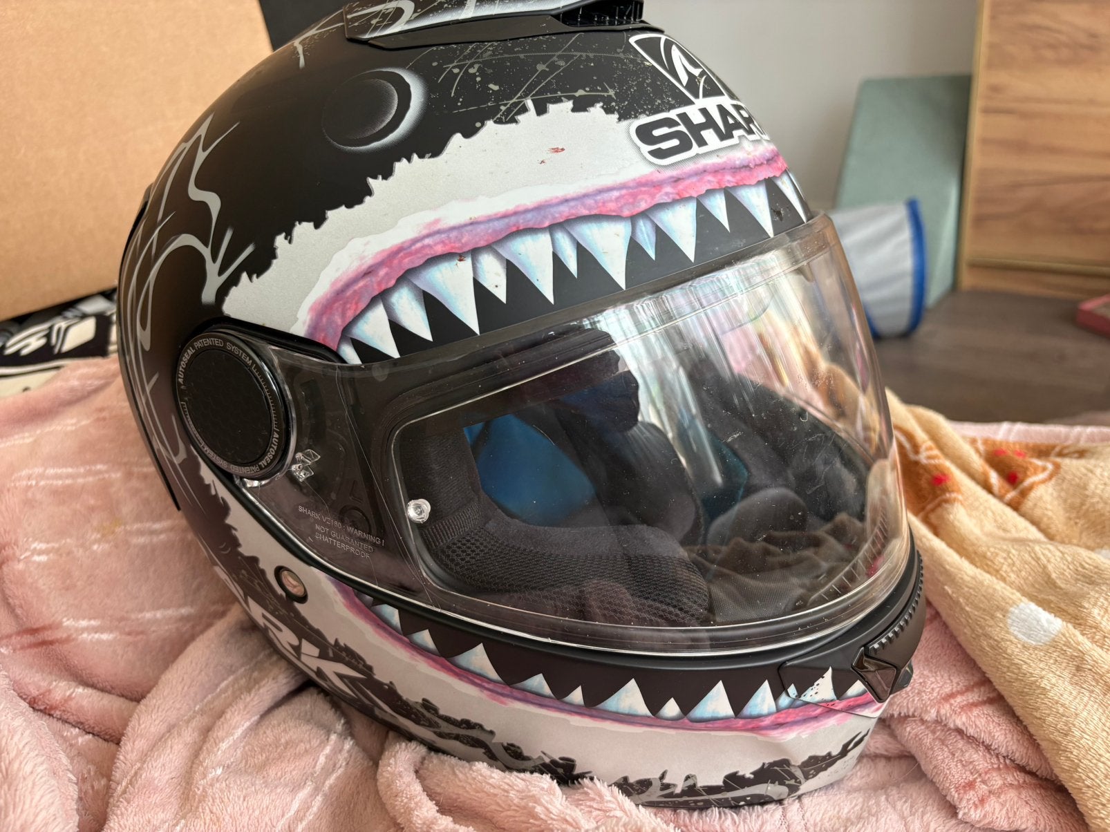 Shark motorhelm, Ophalen of Verzenden, Tweedehands, Integraalhelm, Shark