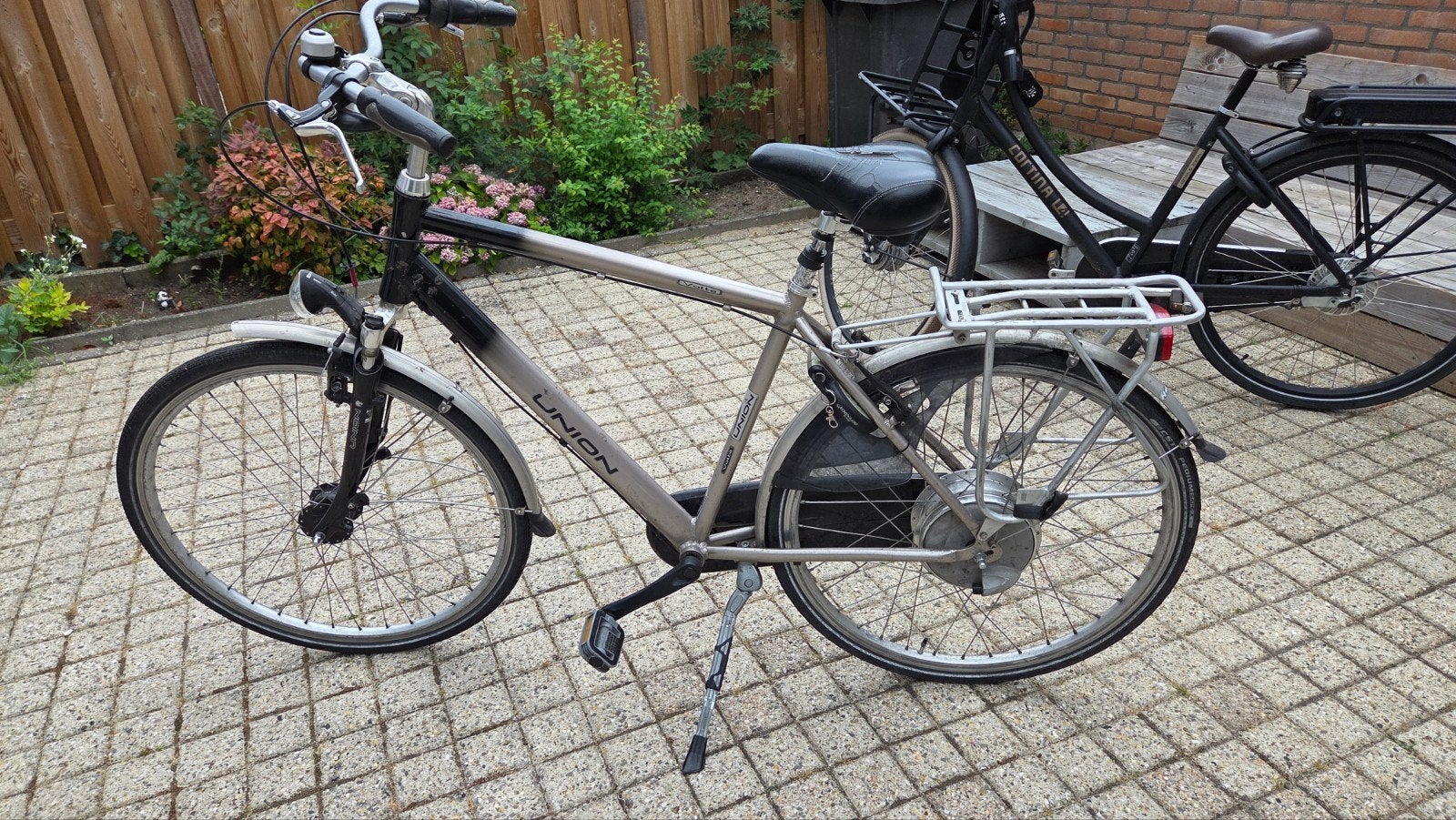 28 inch union heren fiets, Fietsen en Brommers, Ophalen, Gebruikt, Overige merken, Versnellingen