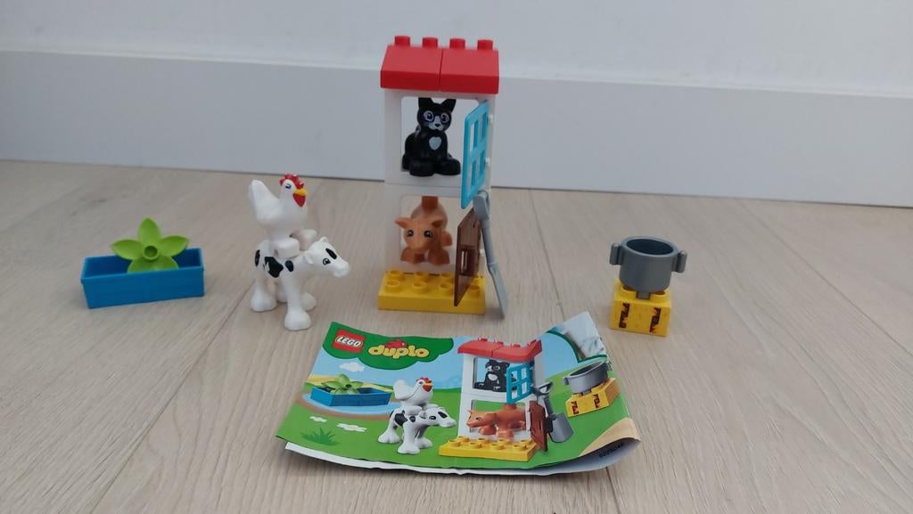 Lego Duplo Boerderijdieren Set 10870 met Instructies, Compleet, Gebruikt, Overige thema's, Ophalen of Verzenden