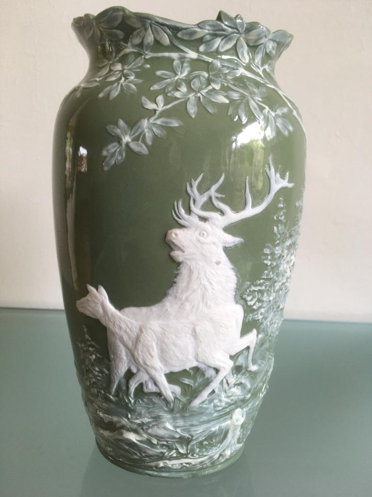 Plasto Wenen !900 Art Nouveau / Jugendstil vaas, Antiek en Kunst, Antiek | Vazen, Ophalen of Verzenden