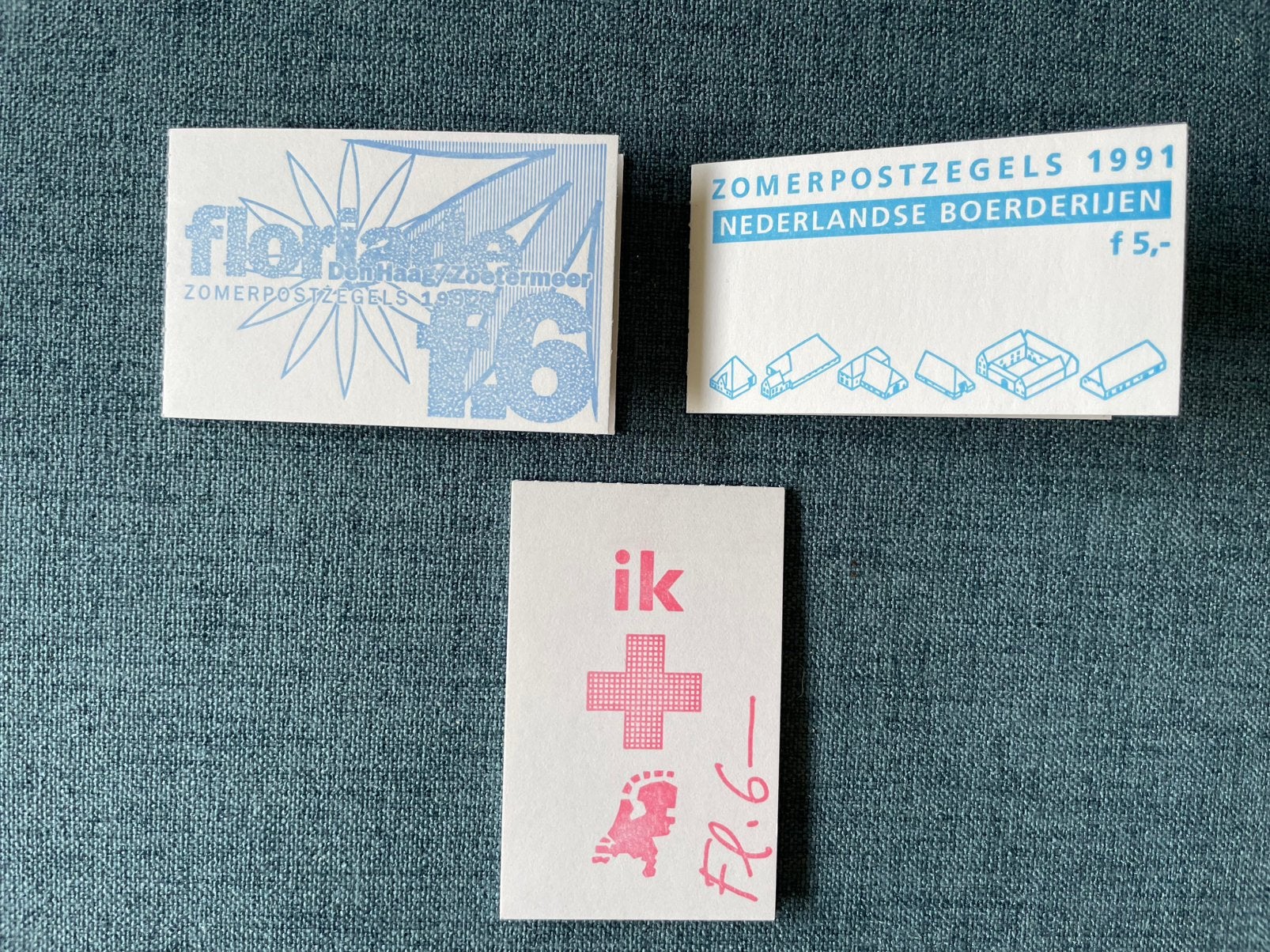 Kaartjes met Ned zegels v PTT post, Ophalen of Verzenden, Postfris