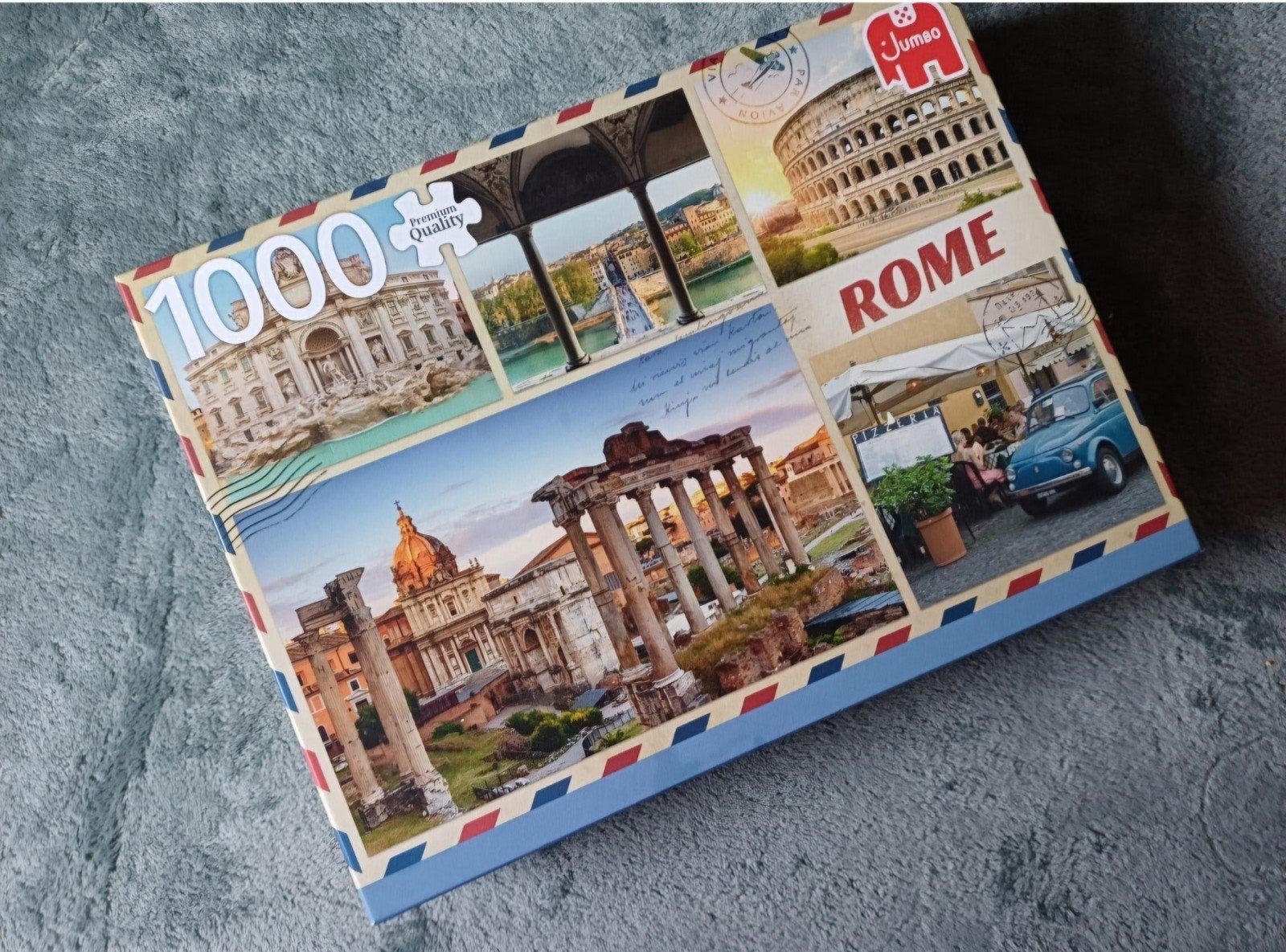Jumbo Legpuzzel Rome Premium Collection 1000 stukjes ZGAN, Ophalen, 500 t/m 1500 stukjes, Zo goed als nieuw, Legpuzzel
