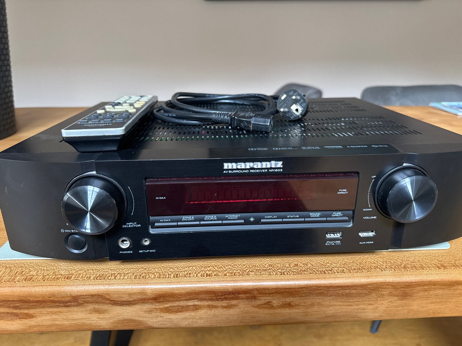 Marantz NR1503 AV Surround Receiver, Audio, Tv en Foto, Versterkers en Receivers, Gebruikt, 60 tot 120 watt, Ophalen, Marantz