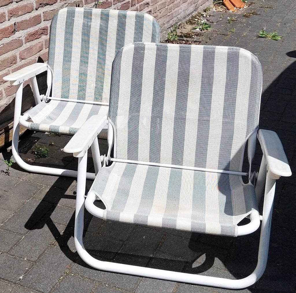 visstoeltjes of kampeerstoelen, Ophalen, Gebruikt, Campingstoel