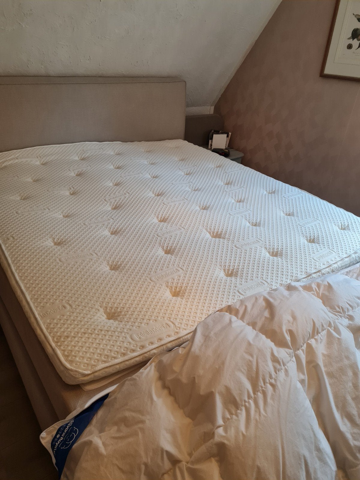 Topper Pullman natuurlatex silverline, Huis en Inrichting, Ophalen, Zo goed als nieuw, Tweepersoons, 180 cm