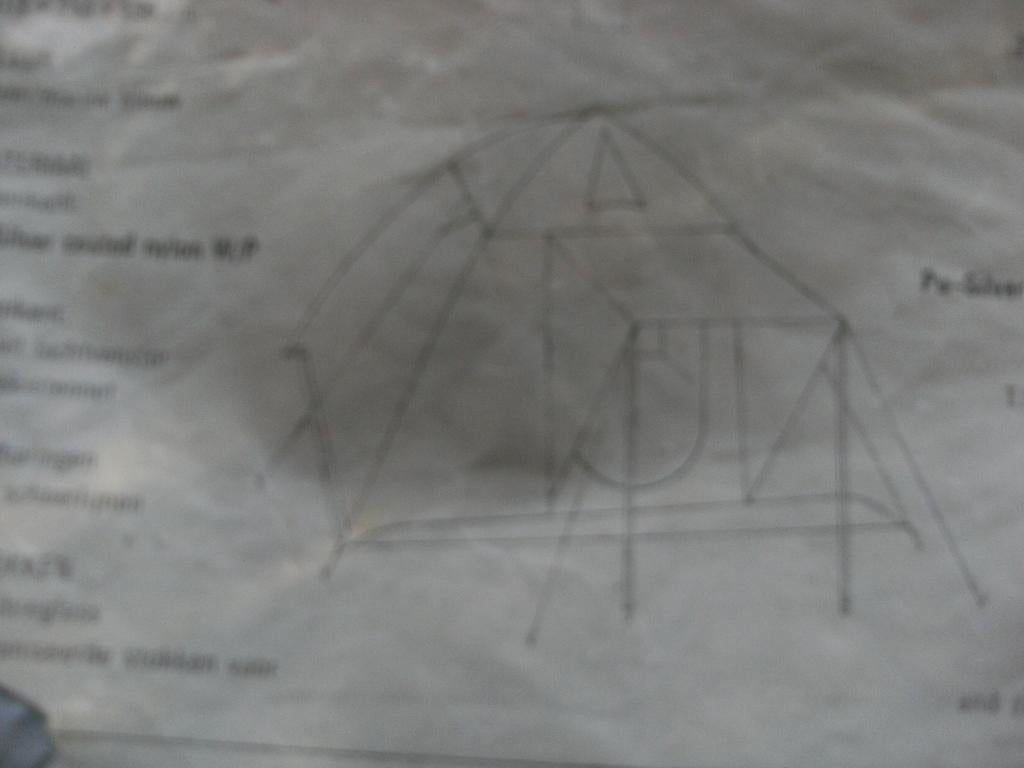 iglo tent, Caravans en Kamperen, Tenten, Ophalen, Zo goed als nieuw, Tot en met 3