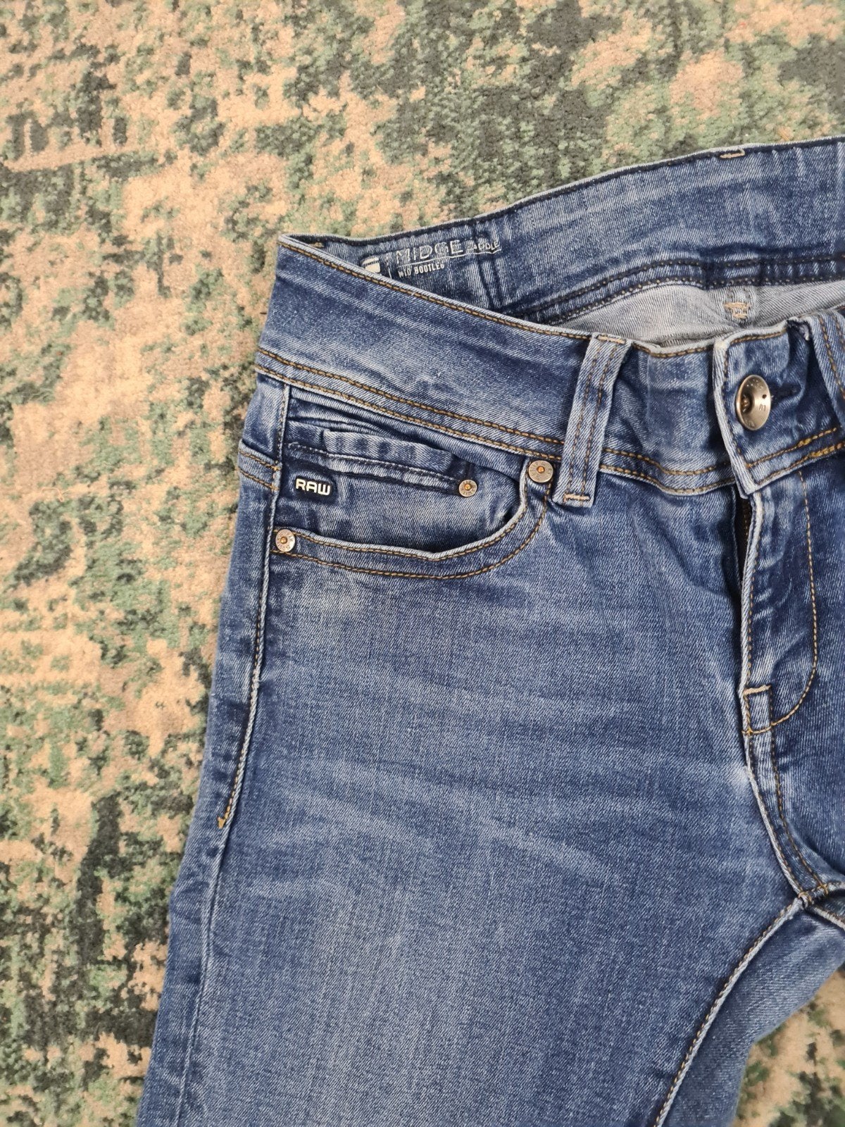 G-star Midge Saddle Mid Bootcut W28 L32 Dames Tulsi2832, Blauw, Ophalen of Verzenden, W28 - W29 (confectie 36), G-STAR RAW