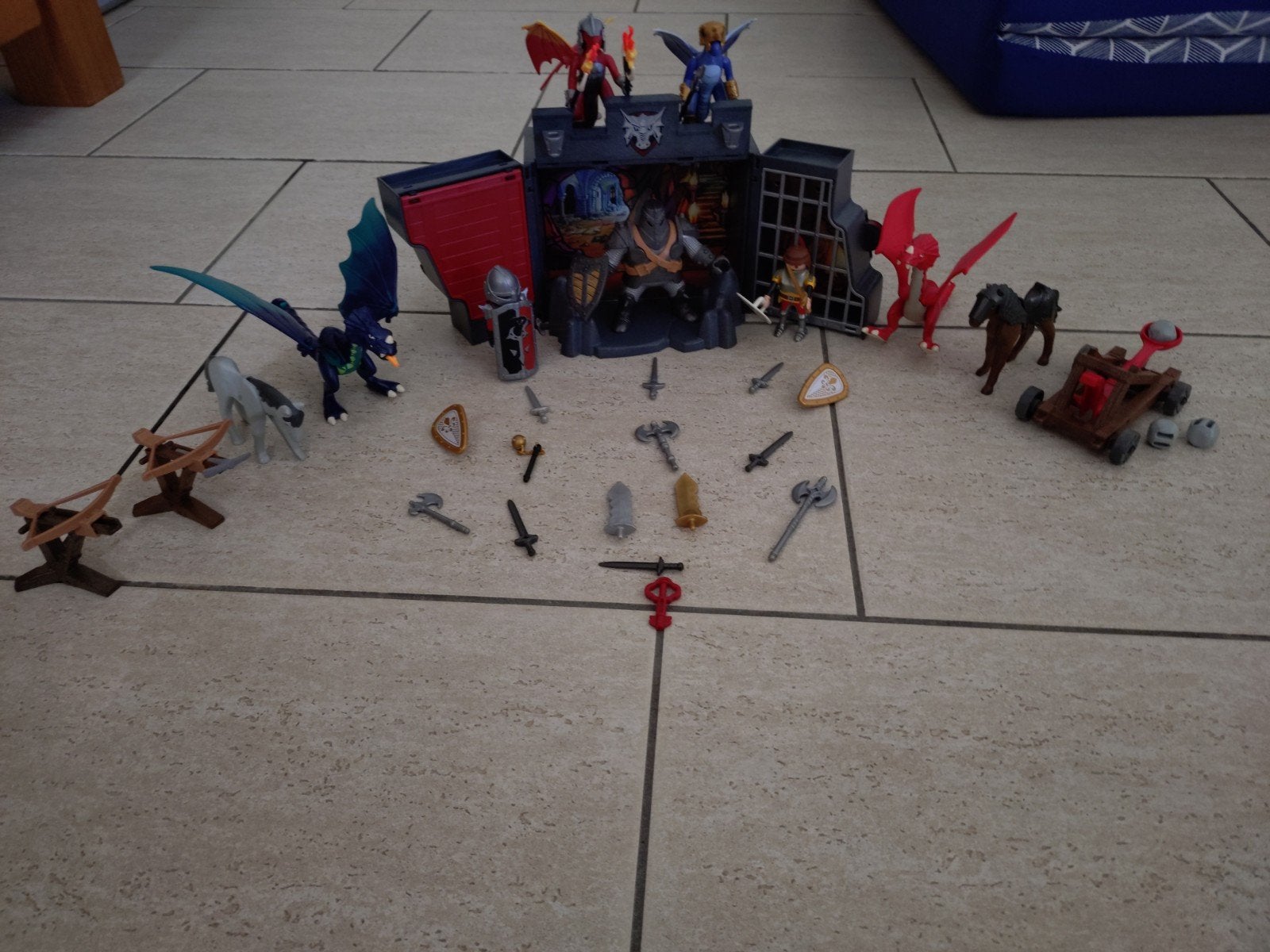 Playmobil Ridders en Draken Set, Kinderen en Baby's, Speelgoed | Playmobil, Ophalen of Verzenden, Zo goed als nieuw